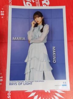 牧野真莉愛☆11番☆ピンポス☆モーニング娘。26春ツアー - メルカリ