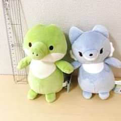 【匿名配送】こわくないね ぬいぐるみ おおかみ ワニ オオカミのサムネイル