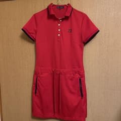 23 GOLF レッド ポロワンピース S-Mのサムネイル