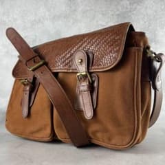 ラルフローレン POLO メッセンジャーバッグ ヴィンテージ レア 編み込み ラルフローレン POLO メッセンジャーバッグ ヴィンテージ レア