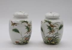 中国　色絵　茶入ペア　玩玉　芦雁紋　送料込み260628-12 中国 色絵 茶入ペア 玩玉 芦雁紋 送料込み260628-12 - メルカリ