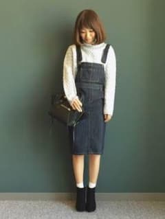 RANDA♡デニムサロペットのサムネイル