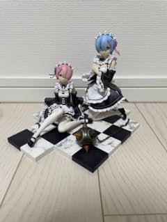 Re:ゼロ リゼロ レム ラム フィギュア 電撃スペシャルセット - メルカリ