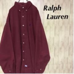 【美品 Ralph Lauren ボタンダウンシャツ 刺繍プレイヤーズロゴ】のサムネイル