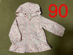 薄手パーカー アウター　女の子　90のサムネイル