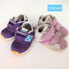 New Balance & asics ベビーシューズ 2足セット 13cmのサムネイル
