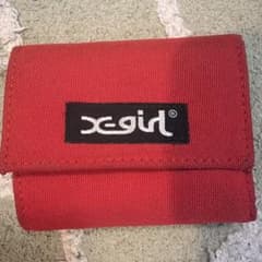 X-girl 三つ折り財布 レッドのサムネイル