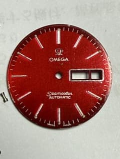 OMEGA Seamaster 自動巻き レッドダイアルムーブメント（ジャンク 