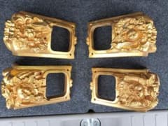 （最終値下げ 6/8まで)真鍮・金メッキ　神輿部品【角金具】 最終値下げ 6/8まで)真鍮・金メッキ 神輿部品【角金具】 - メルカリ
