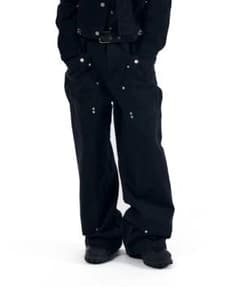 Walt Panel Cotton Pants (Black)