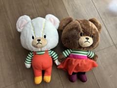 くまのがっこう ジャッキー＆デイビッド ぬいぐるみセットのサムネイル