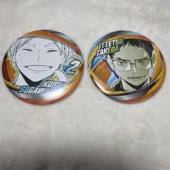 ハイキューファンパーク 缶バ 菅原孝支 武田一鉄 - メルカリ