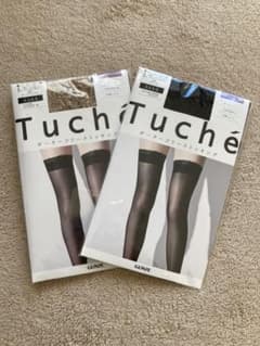 Tuche ガーターストッキング黒、ベージュセットのサムネイル
