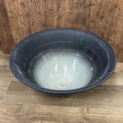 4F ビンテージ メダカ スイレン鉢 プラスチック製 黒 水鉢 昭和レトロ 4F ビンテージ メダカ スイレン鉢 プラスチック製 黒 水鉢 昭和レトロ