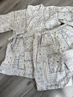 子供服 甚平 男の子 120 ペイズリーのサムネイル