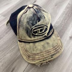 DIESEL キャップ デニム ダメージ加工 - メルカリ