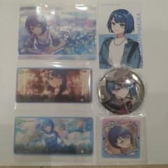プロセカ 桐谷遥 缶バッチ・カード・メモステ・アニメイト特典セットのサムネイル