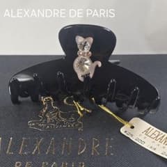 【極美品】アレクサンドルドゥパリ　豪華両面ネコ装飾クリップ　M 極美品】アレクサンドルドゥパリ 豪華両面ネコ装飾クリップ M - メルカリ