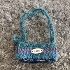 ハンドメイド カップホルダー 手編み ドリンクホルダーのサムネイル