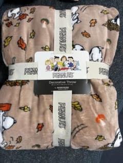 コストコブランケット スヌーピーPeanuts大判ひざ掛け 152x177cm