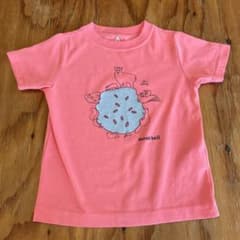 モンベル Tシャツ　100 ピンクのサムネイル