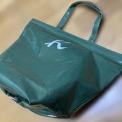 キタムラ Kロゴ 2WAY ビニールコーティング トートバッグ グリーン