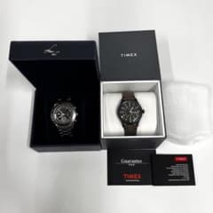 TIMEX タイメックス MK1 レザーベルト 腕時計 /Lz シルバー 腕時計