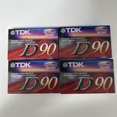 TDK D90 カセットテープ 4本セットのサムネイル