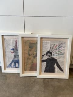 MoMA購入 アートフレーム Dictionary Art インテリア３点セット MoMA購入 アートフレーム Dictionary Art インテリア3点セット - メルカリ