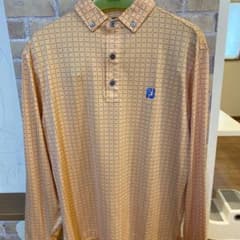 FootJoy ゴルフ長袖シャツ サイズL オレンジのサムネイル