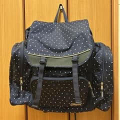 Coleman ドット柄 バックパック ネイビーのサムネイル