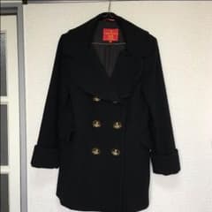 Vivienne Westwood❤ラブ襟 黒コートのサムネイル