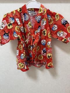 アンパンマン　甚平　100㎝　お祭り　美品　キッズのサムネイル