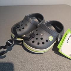 crocs crocband clog k 12cm グレー　新品未使用品のサムネイル