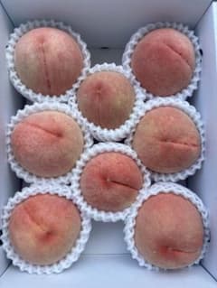 訳あり桃 (川中島白桃) 2kg箱 家庭用 k02のサムネイル