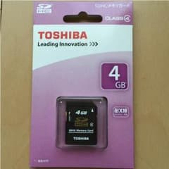 東芝 SDHCメモリカード 4GBのサムネイル