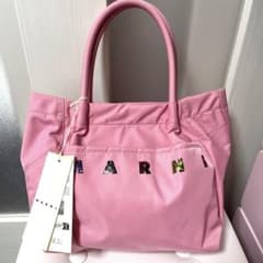 ☆新品正規品MARNI KIDS ナイロントートバッグ ピンク - メルカリ