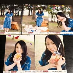 NGT48 西村菜那子 2018 7月 ロケ生写真 5枚コンプのサムネイル