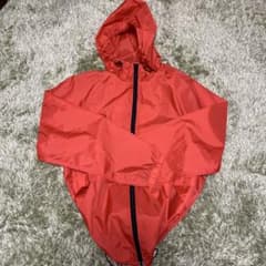 90s old UNIQLO nylonJacket orangeのサムネイル