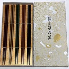 輪島塗　箸　5膳セットのサムネイル