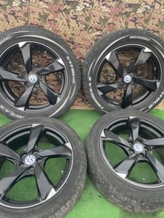 ⭐︎VWニュービートル 純正17インチタイヤ・ホイールセット⭐︎215/55R17 VW17インチ ホイール4本セット オールシーズンタイヤ付きザビートル純正