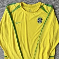 日韓W杯×長袖×オーセンティック】ブラジル代表 2002（H）NIKE