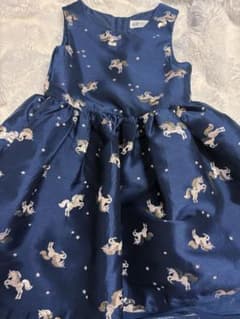 H&M キッズ ドレス ユニコーン柄 116cm 5-6Y 仮装　発表会のサムネイル