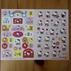 ハローキティ キャラクターシール 2シートセットのサムネイル