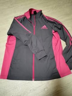 adidas ジャケット Lサイズ グレー/ピンクのサムネイル