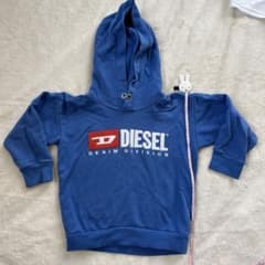 【専用】DIESEL フード付きパーカー　青のサムネイル