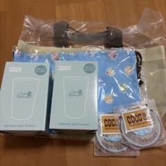 新品　未使用品Cocos トートバッグ　巾着　タンブラー　コースター8点セット