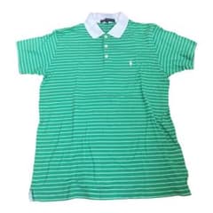 RALPH LAUREN GOLF ポロシャツ ボーダー グリーン 海外ガールのサムネイル