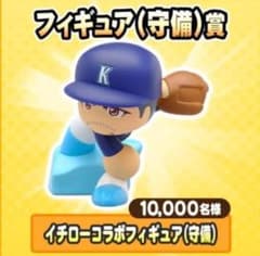 【未開封・非売品】パワプロ　イチローコラボフィギュア 守備ver.のサムネイル