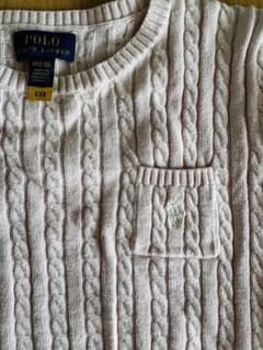h*e様 Polo Ralph Lauren 女の子ケーブル編みセーター 半袖8のサムネイル